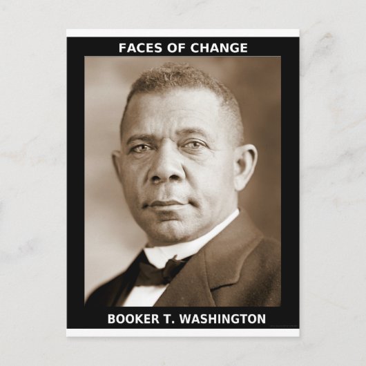 Booker T. Washington Postkarte (Vorderseite)