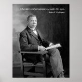 Booker T. Washington-Quote Poster (Vorne)