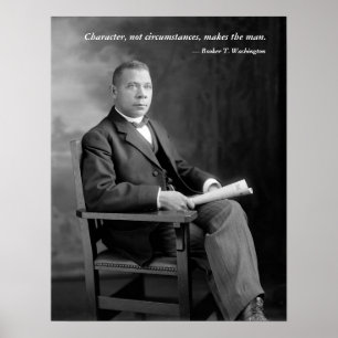 Booker T. Washington-Quote Poster