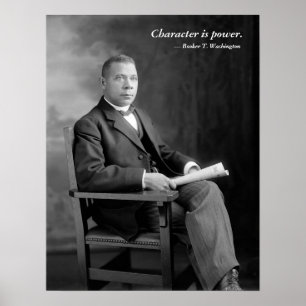 Booker T. Washington-Quote Poster