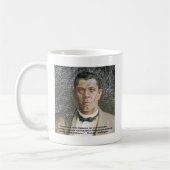 Booker T Washington & Success Quote Kaffeetasse (Links)