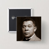 Booker T. Washington The Great Accommodator Button (Vorne & Hinten)