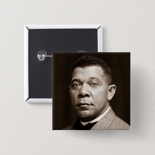 Booker T. Washington The Great Accommodator Button (Vorne & Hinten)