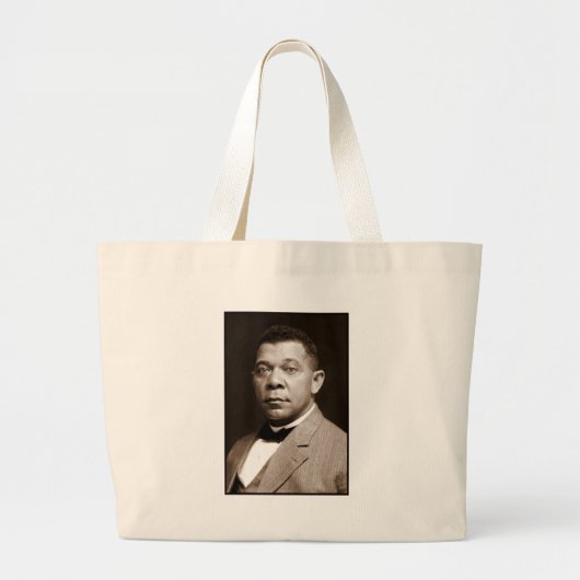 Booker T. Washington The Great Accommodator Jumbo Stoffbeutel (Vorne)