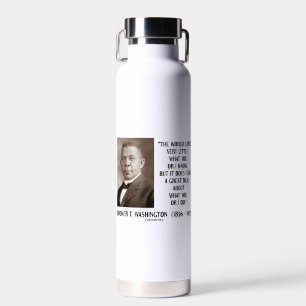 Booker T. Washington World Cares Sehr wenig Great Trinkflasche
