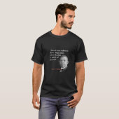 Booker T. Washington Zitat von den großen Männern T-Shirt (Vorne ganz)