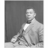 Booker Taliaferro Washington: Black Educator Aufkleber (Vorderseite)