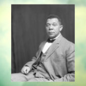 Booker Taliaferro Washington: Black Educator Fensteraufkleber (Blatt 3)