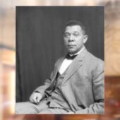 Booker Taliaferro Washington: Black Educator Fensteraufkleber (Blatt 2)