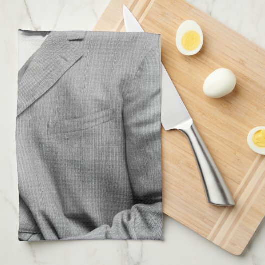 Booker Taliaferro Washington: Black Educator Geschirrtuch (Viertel Falte)