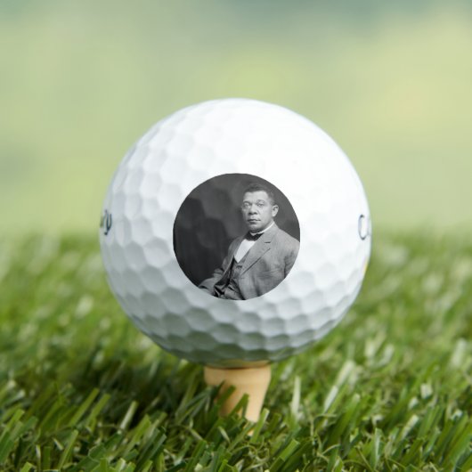 Booker Taliaferro Washington: Black Educator Golfball (Insitu T-Shirt)
