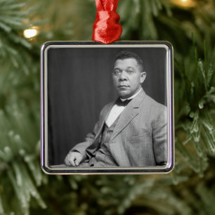Booker Taliaferro Washington: Black Educator Ornament Aus Metall