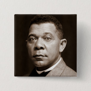 Booker Washington: Afrikanischer amerikanischer Er Button