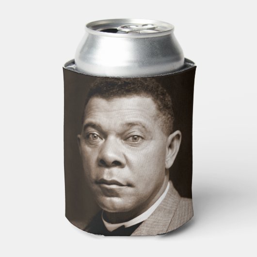 Booker Washington: Afrikanischer amerikanischer Er Dosenkühler (Kanne Vorderseite)