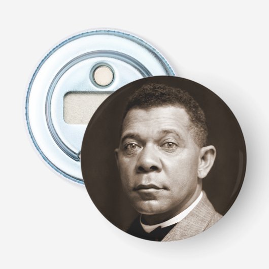 Booker Washington: Afrikanischer amerikanischer Er Flaschenöffner (Vorderseite)