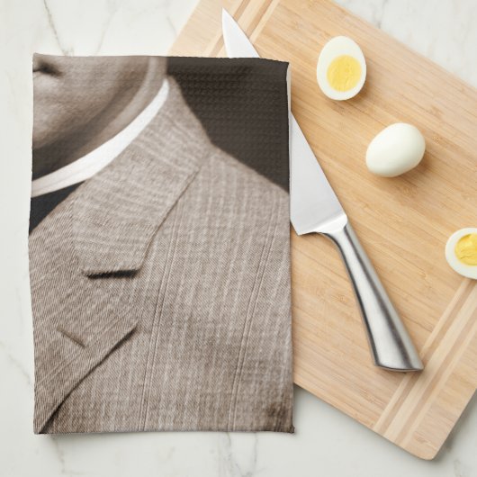 Booker Washington: Afrikanischer amerikanischer Er Geschirrtuch (Viertel Falte)