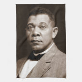 Booker Washington: Afrikanischer amerikanischer Er Geschirrtuch (Vertikal)