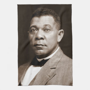 Booker Washington: Afrikanischer amerikanischer Er Geschirrtuch