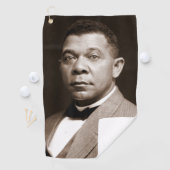 Booker Washington: Afrikanischer amerikanischer Er Golfhandtuch (Insitu)