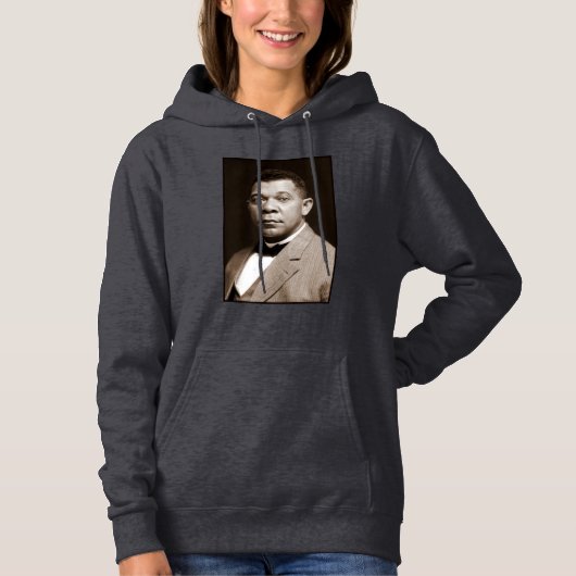 Booker Washington: Afrikanischer amerikanischer Er Hoodie (Vorderseite)
