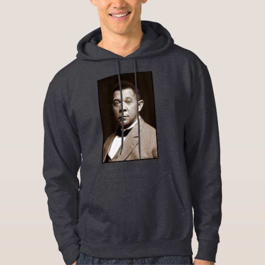 Booker Washington: Afrikanischer amerikanischer Er Hoodie (Vorderseite)