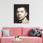Booker Washington: Afrikanischer amerikanischer Er Leinwanddruck (Insitu (Wohnzimmer))