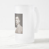 Booker Washington: Afrikanischer amerikanischer Er Mattglas Bierglas (VorderseiteRechts)