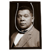 Booker Washington: Afrikanischer amerikanischer Er Mittlere Geschenktüte (Vorderseite)