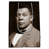 Booker Washington: Afrikanischer amerikanischer Er Mittlere Geschenktüte (Rückseite)