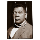 Booker Washington: Afrikanischer amerikanischer Er Mittlere Geschenktüte (Rückseite)