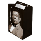 Booker Washington: Afrikanischer amerikanischer Er Mittlere Geschenktüte (Rückseite Schrägansicht)