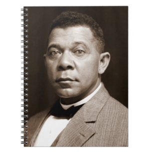 Booker Washington: Afrikanischer amerikanischer Er Notizblock