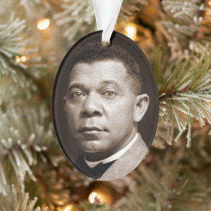 Booker Washington: Afrikanischer amerikanischer Er Ornament