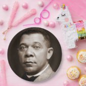 Booker Washington: Afrikanischer amerikanischer Er Pappteller (Party)