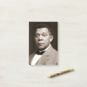 Booker Washington: Afrikanischer amerikanischer Er Post-it Klebezettel (Auf Schreibtisch)