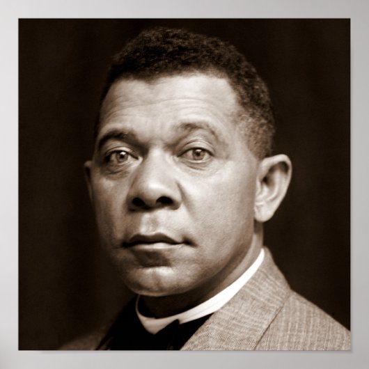 Booker Washington: Afrikanischer amerikanischer Er Poster (Vorne)