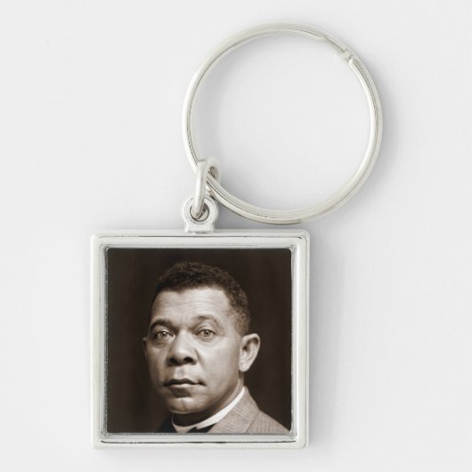 Booker Washington: Afrikanischer amerikanischer Er Schlüsselanhänger (Vorne)
