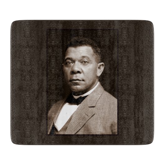 Booker Washington: Afrikanischer amerikanischer Er Schneidebrett (Vorderseite)