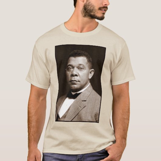 Booker Washington: Afrikanischer amerikanischer Er T-Shirt (Vorderseite)