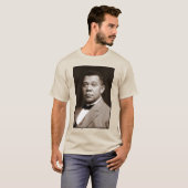 Booker Washington: Afrikanischer amerikanischer Er T-Shirt (Vorne ganz)