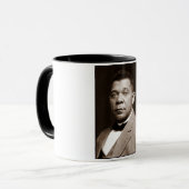 Booker Washington: Afrikanischer amerikanischer Er Tasse (Vorderseite Links)