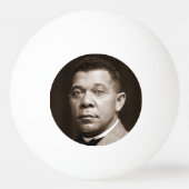 Booker Washington: Afrikanischer amerikanischer Er Tischtennisball (Rückseite)
