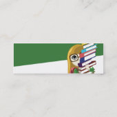 Bookgirl - dünn mini visitenkarte (Rückseite)