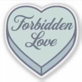 Booking Candy heart - Verbotene Liebe Aufkleber (Vorderseite)