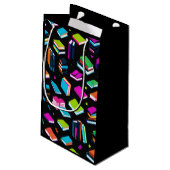 Booking it Colorful Gable Kleine Geschenktüte (Rückseite Schrägansicht)