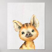 Booking Woodland Kinderzimmer Art Print Poster (Vorne)