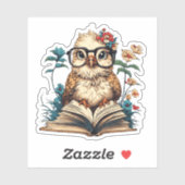 Bookish Bird Aufkleber (Blatt)