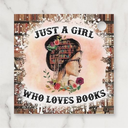 Bookish Bliss Geschenkanhänger (Rückseite)