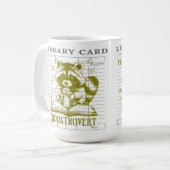 Bookish Bookshelf Est. 20XX Kaffeetasse (Vorderseite Links)