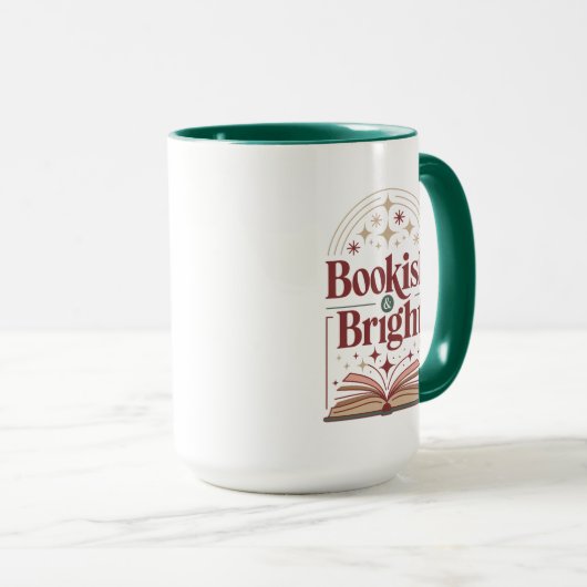 Bookish & Bright Festive Mug Tasse (VorderseiteRechts)